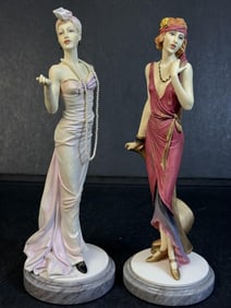 Royal Doulton Classique Julia & Stephanie CL3993, CL985. Good condition free of cracks or chips 11