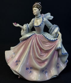 Royal Doulton Figurine HN 2805 Rebecca 7 x 7 inches. Free of chips or cracks.