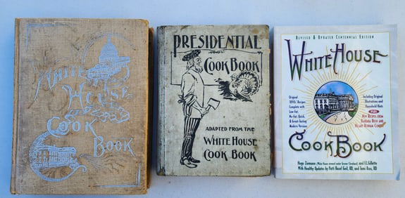 White House Cookbooks Lot of 3 White House cookbooks. "The White House Cook Book" (1889);