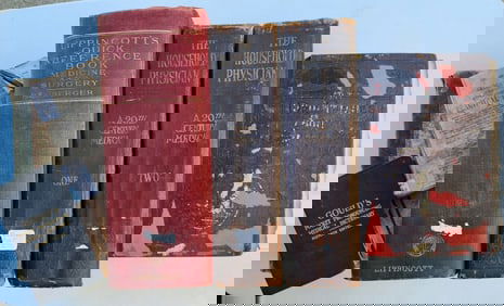 Antique Medical Books Lot of 8 antique medical books. Including "The Household Physician: A 20th