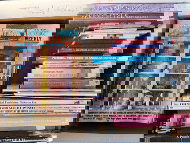 Antiques Reference Books Lot of 31 antique, vintage, and collectors reference books on topics such