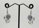 Jay King Sterling Silver Blue Lace Agate Earrings Earrings Weigh 5.6 Grams