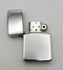 Vintage PARK Aluminum Flip Top Lighter Lighter not tested.