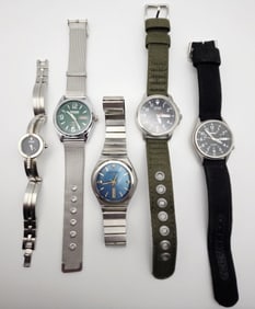 Assorted Silver Tone Watches INC Citizen Watches are Not Tested