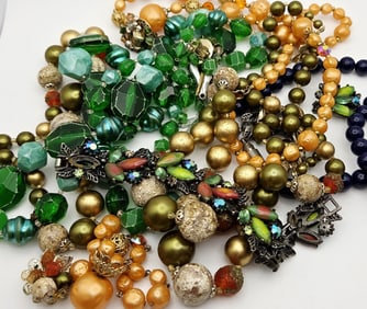 Assorted Vintage Colorful Jewelry What will you find?