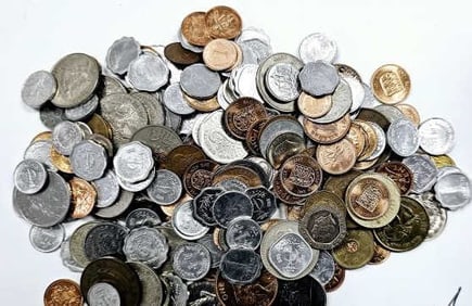 Huge Lot of Assorted Foreign Coins #1 What will you find?