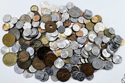 Huge Lot of Assorted Foreign Coins #3 What will you find?