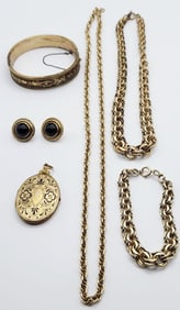Assorted Gold Filled Jewelry Necklaces are, 24"&