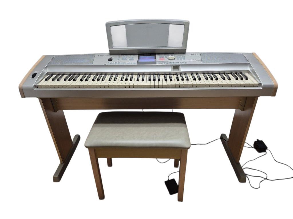 Yamaha Portable Grand DGX-505 Ser No UBKM07341 with Bench