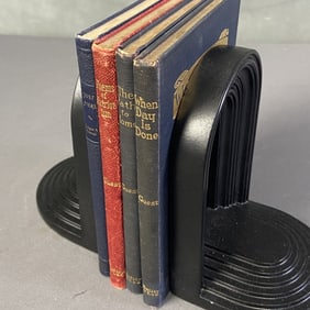 Edgar A Guest Antique Poetry Books Set of Four Just Folks (1917), Poems of Patriotism (1922), The