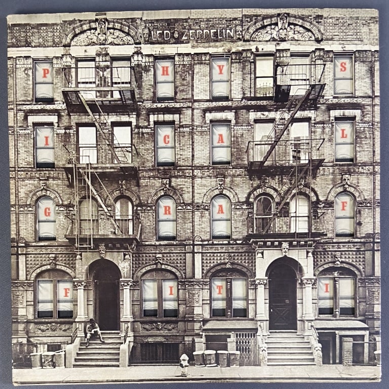 Vinyl Led Zeppelin Physical Graffiti Album Physical Graffiti by Led Zeppelin, Atlantic Records SS: Physical Graffiti by Led Zeppelin, Atlantic Records SS 2-200, 1976. Includes original sleeves, two record set. Vinyl sold untested.