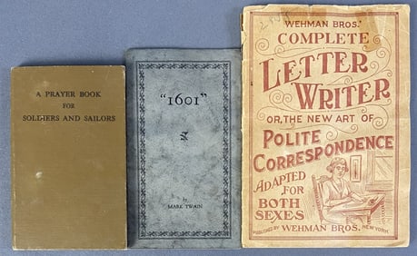 Vintage Pocket Sized Booklets A Prayer Book for Soldiers and Sailors, published by the Church
