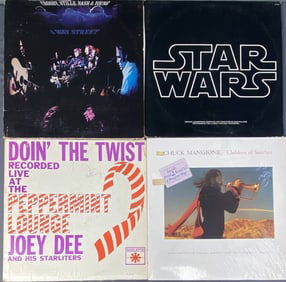 4 Vinyl Records Star Wars Joey Dee CSN&Y Doin the Twist at the Peppermint Lounge by Joey Dee & the