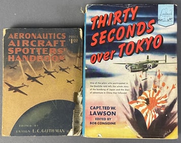 Vintage WW2 Era Aeronautics Books Aeronautics Aircraft Spotters' Handbook edited by LC Guthman.