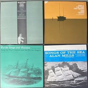 Vinyl Maritime Folklore & Sea Shanty Records Foc'sle Songs and Shanties, Folkways Records FA 2429,