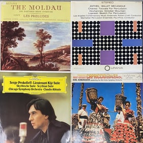 Vinyl LPs Classical Music Prokofieff, Tchaikovsky Ala et Lolly op. 20 and Lieutenant Kije Suite by