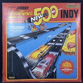 Vintage Johnny Lightning Indy 500 Race Track Set By Topper Toys. Untested. Not thoroughly inspected.