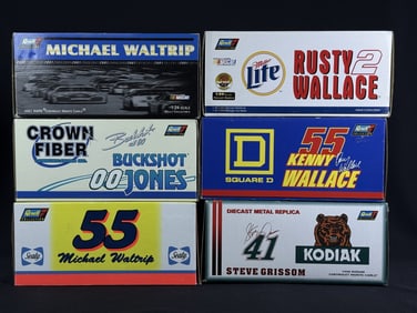NASCAR Diecast 1:24 Scale Car Grouping Revell In original boxes. May have been previously opened and