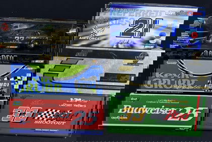 NASCAR Diecast 1:24 Scale Car Grouping Revell, Action and Ream Caliber. In original boxes. May have