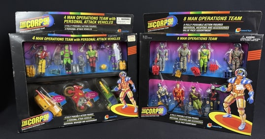 Lanard Toys The Corps Operations Team Packs 2 packs. Open box. Shelf wear including warping,