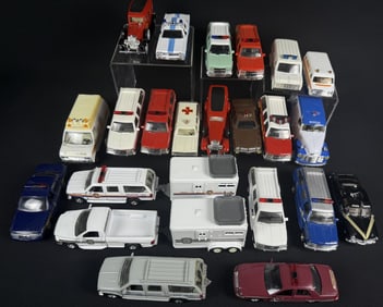 Police Fire & Rescue Diecast Car Grouping 1:32 Road Champs, Solido, Playart and others. Varying
