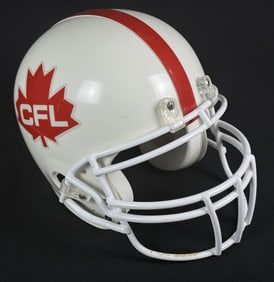 Riddell CFL Football Helmet Size Medium No chin strap or interior padding. Signs of use/wear overall