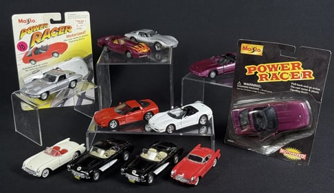Diecast Corvette Cars Collection 1:43 Maisto, Road Champs and Zylmax. Please see photos for included