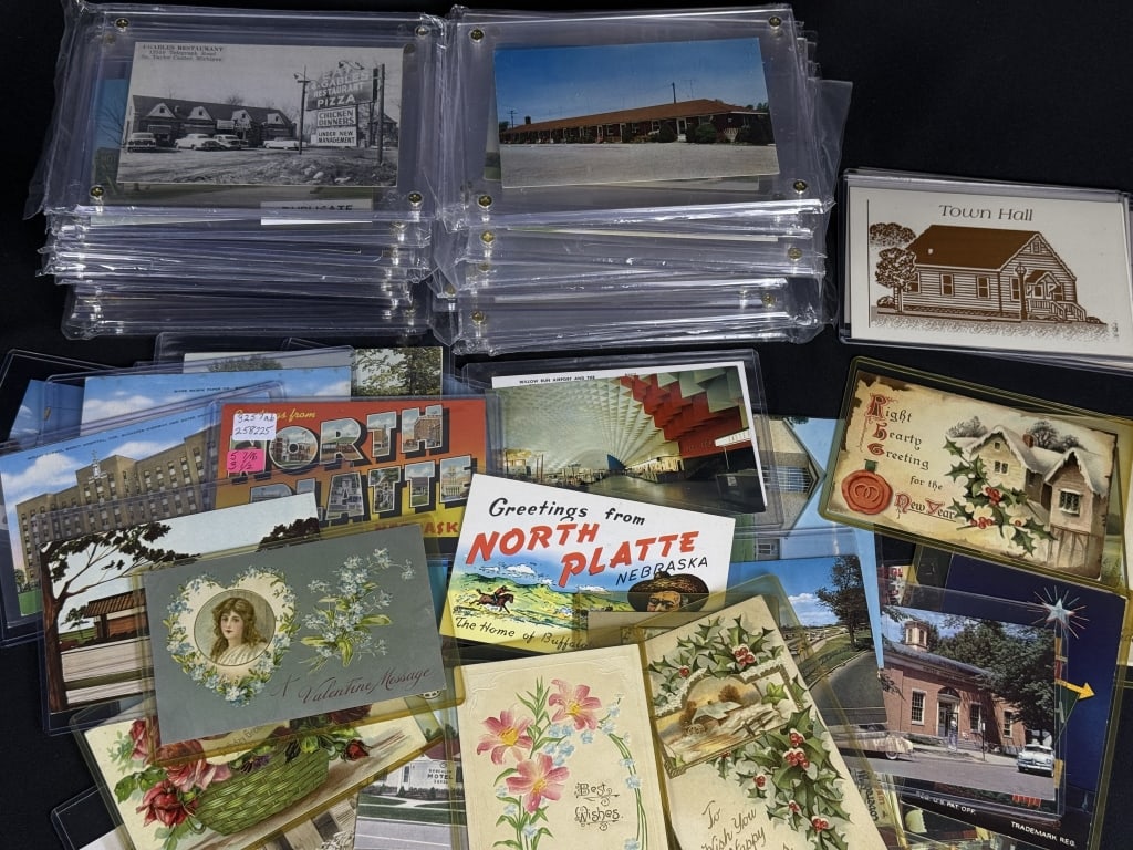 Vintage Michigan Post Cards Mixed/Mystery Lot Ca. Early 1900s to 1970s. Mostly from Taylor Michigan: Ca. Early 1900s to 1970s. Mostly from Taylor Michigan area. Most are unused. 10 x 6 x 7.5 inches total