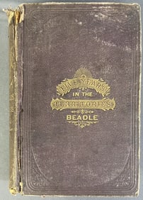 Five Years in The Territories Antique Book 1873 The Undeveloped West or Five Years in the