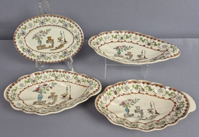 Assorted Small Spode Copeland Canton Serving Pieces
