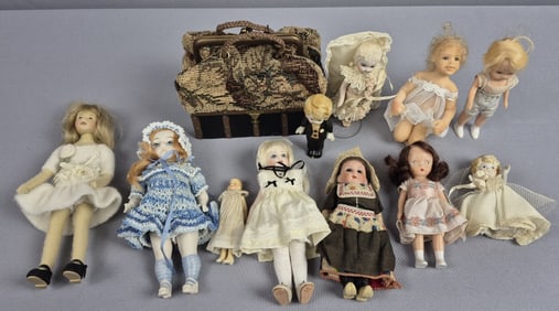 Assorted Small Dolls Including Lisette by Cathy Hansen