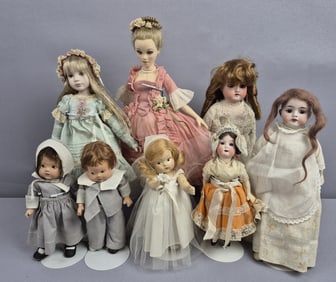 Assorted Dolls Including R John Wright Columbine 182/300