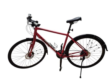 Red TREK FX Gold Alpha Aluminum Large Bicycle Please see images for details regarding the condition.