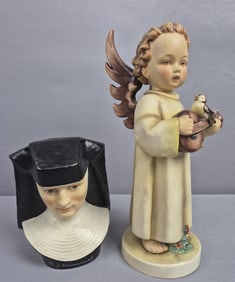 Pair of Goebel Hummels Sister Berta Bust & Festival Harmony
