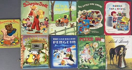 Vintage Children's Books Lot of Nine Black Beauty retold for Little Children by Marcia Martin,