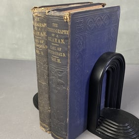 Antique Books Autobiography of a Seaman 1860 Autobiography of a Seaman Volumes 1 and 2 by Thomas,