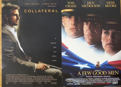 Tom Cruise Movie Posters Collateral Few Good Two one sheet double sided posters for Collateral and A