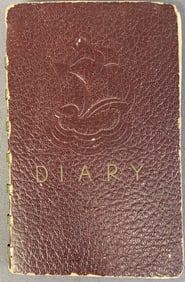 Vintage Pocket Diary 1939 Perpetual Diary from 1939 published by Whitman Publishing. Some writing