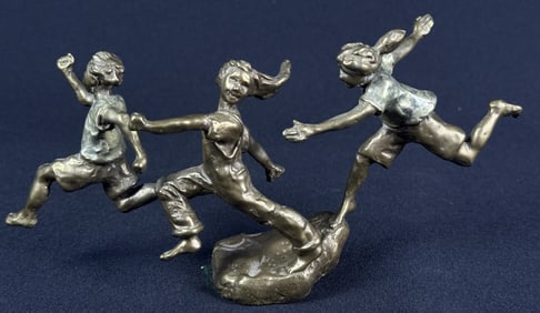 Mark Hopkins Bronze You’re It 1998 306/950 650 grams. 8.5 inches long x 4 inches tall. With