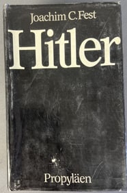 Hitler Biography by Joachim C Fest 1973 German language biography of Adolf Hitler by Joachim C Fest.