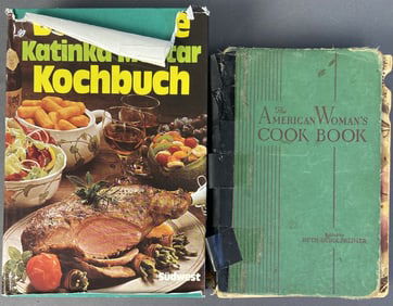 Vintage Cookbooks Set of Two Das Grofbe Katinka Mostar Kochbuch (The Big Katinka Mostar Kochbuch)