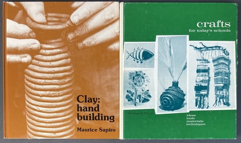 Art Books Crafts and Pottery Clay: Hand Building by Maurice Sapiro, published by Davis