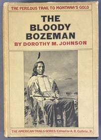 Vintage Book Bloody Bozeman First Edition 1971 The Bloody Bozeman by Dorothy M Johnson from the