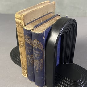 Antique Books John Whittier Poetry Set of Three The Poetical Works of John Greenleaf Whittier in two