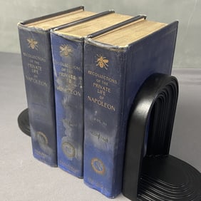 Antique Books Private Life of Napoleon 3 Vols. Recollections of the Private Life of Napoleon volumes