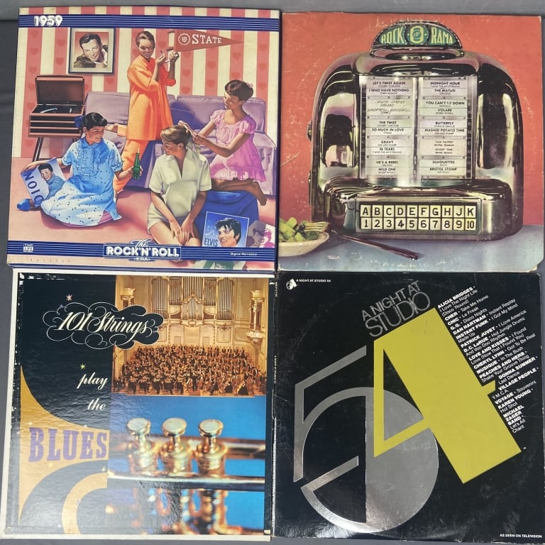Vinyl Records Rock Pop & Blues Compilations Rock n Roll Era 1959 box set, Time Life Music SRNR-13D, (1 of 11)