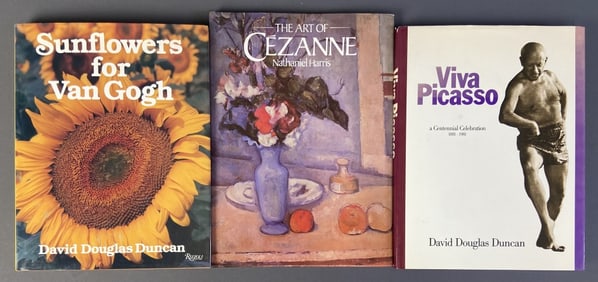 Artist Art Books Cezanne Picasso & Van Gogh Viva Picasso by David Douglas Duncan. Published by
