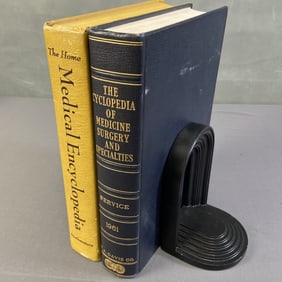 Vintage Medical Books 1960s Set of Two The Homr Nedical Encyclopedia A Guide to Health by WB