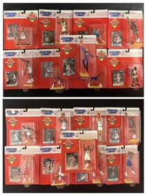 1995 Topps Starting Lineup Basketball Collection Description 18 unopened figures. Some warping on