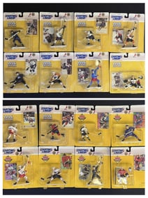 Topps Starting Lineup Hockey Mixed Lot 16 unopened figures. 1990s. Some warping on card backs. See